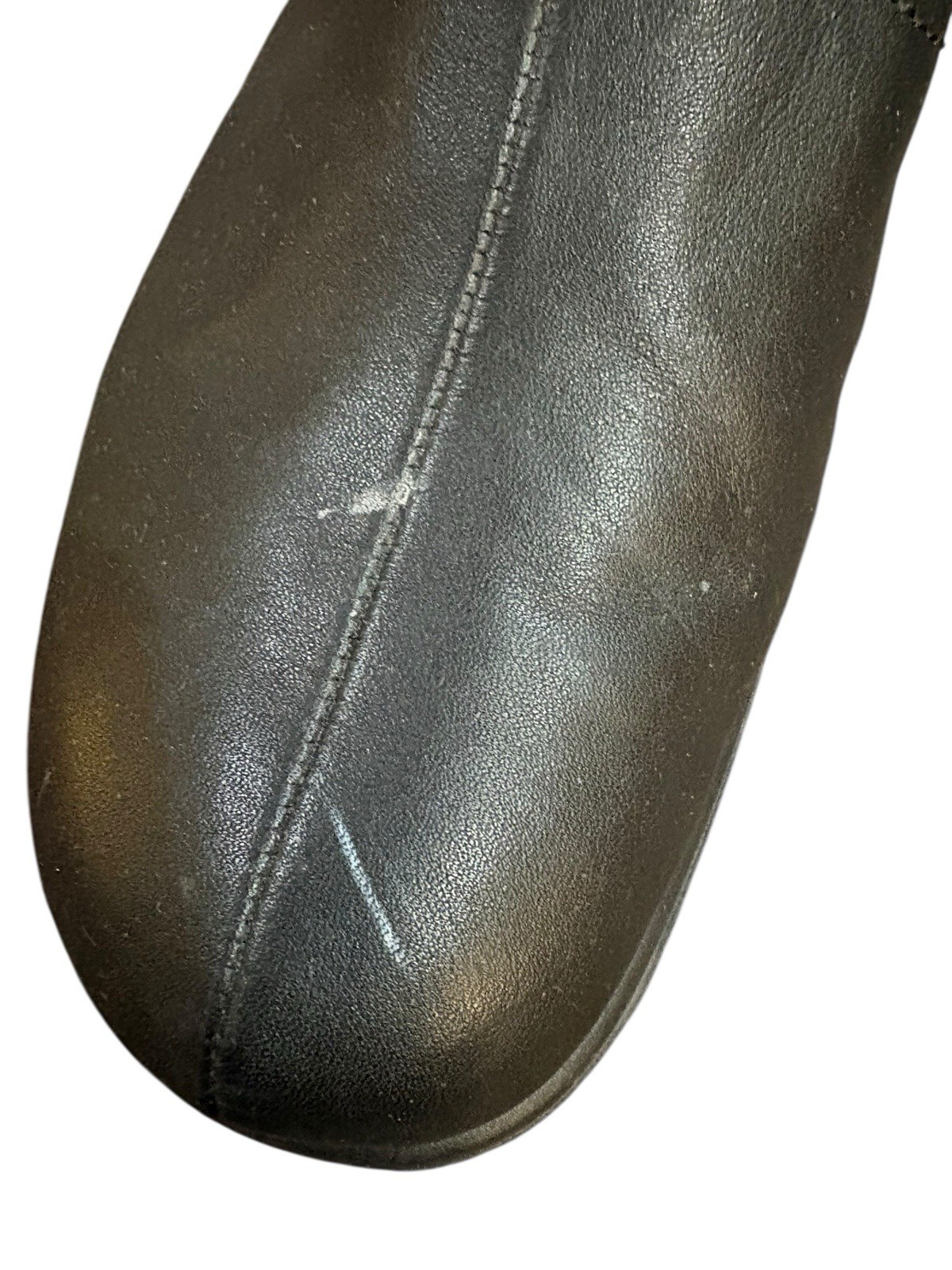 Romika Black Leather Comfort Clogs Mules Womens EU 41 US 10 Slip On Germany