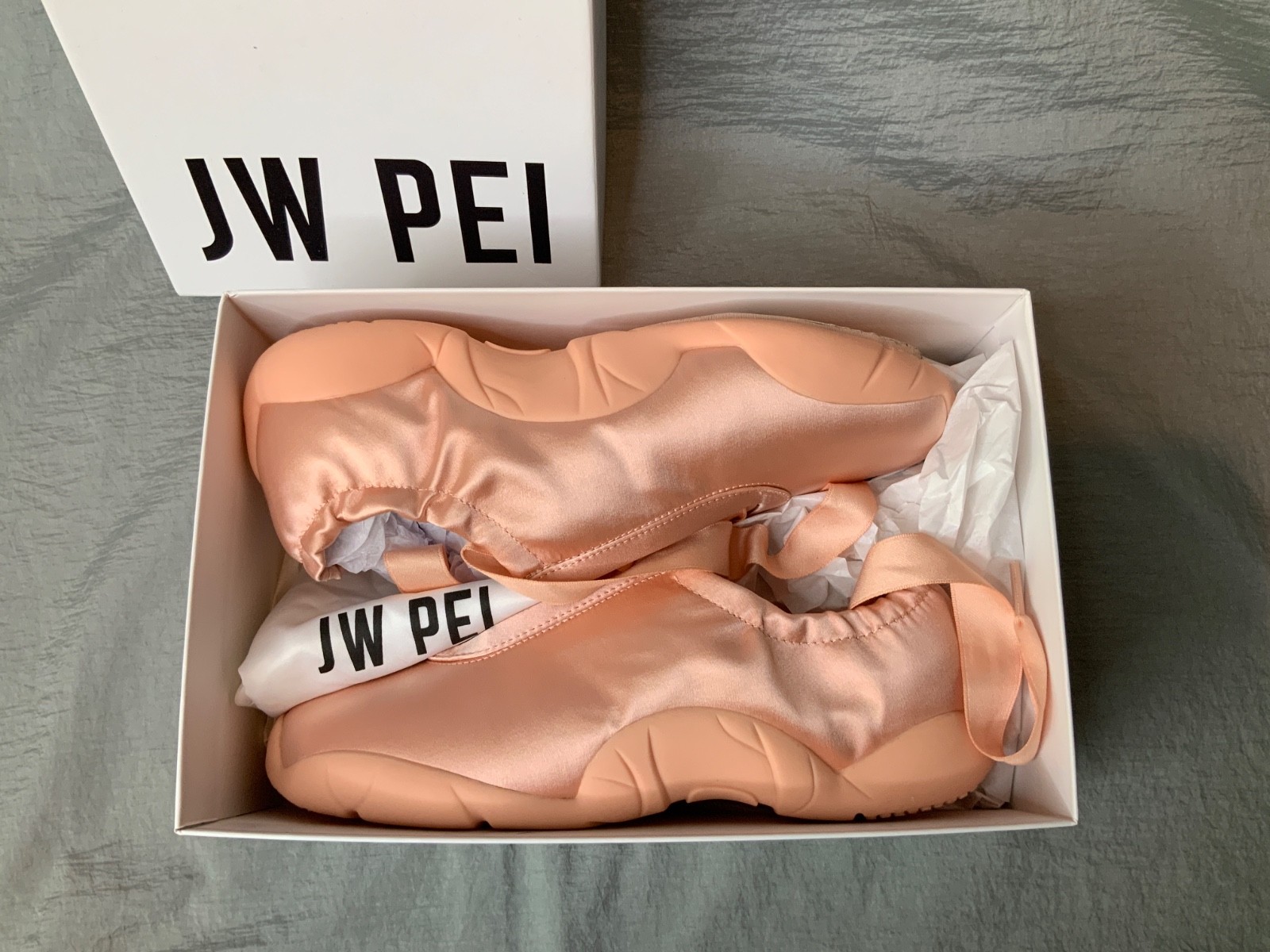 JW Pei Flavia Ballerina Sneakers – Pink Size 38 (7.5) Women – New in Box NIB