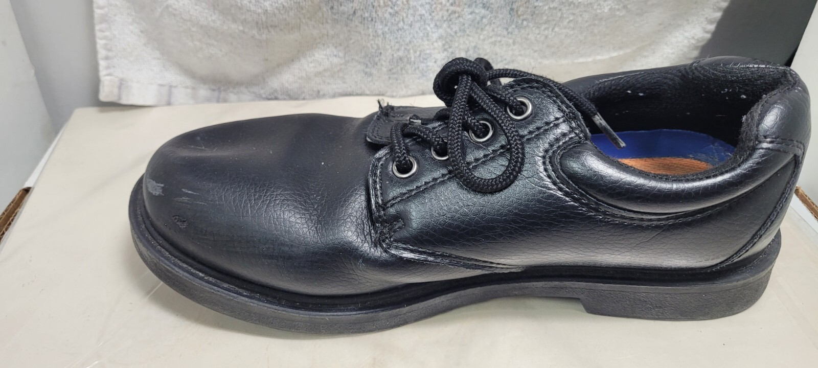 Dr. Scholls Size U.S. 7.5 Careers Ladies Black Tie Up Shoes
