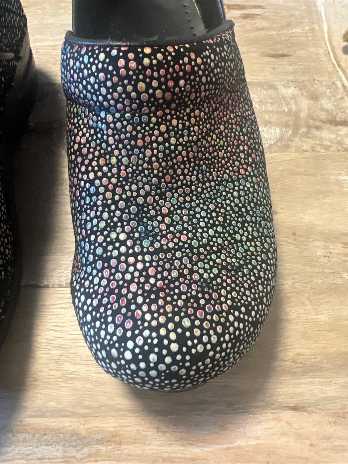 Sanita The Original Danish Clog Confetti Design Size EU 38 Workwear Casual