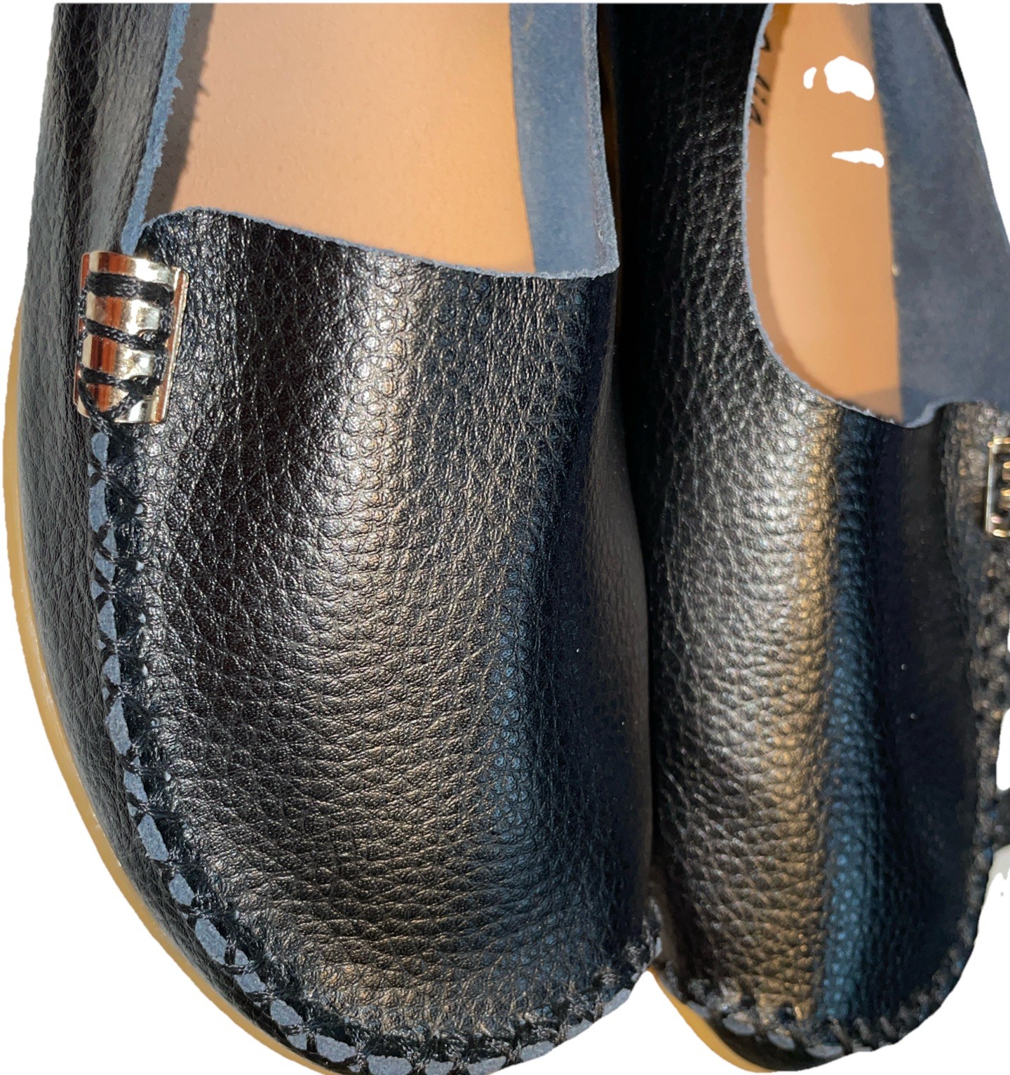 Venus Celia Casual Comfort Shoes Size 9 black Mocason Loafers