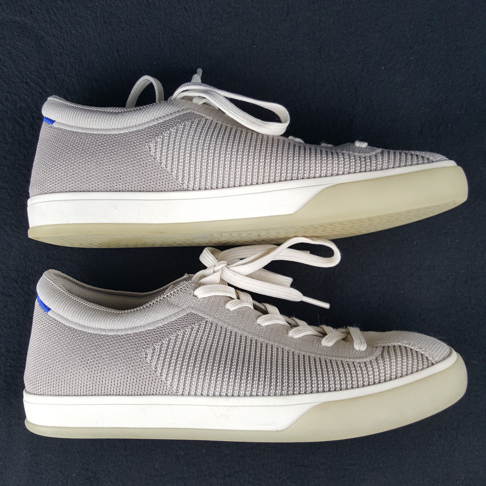 Rothys Womens The Lace Up Sneaker Size 9 in Blonde Cream and Beige