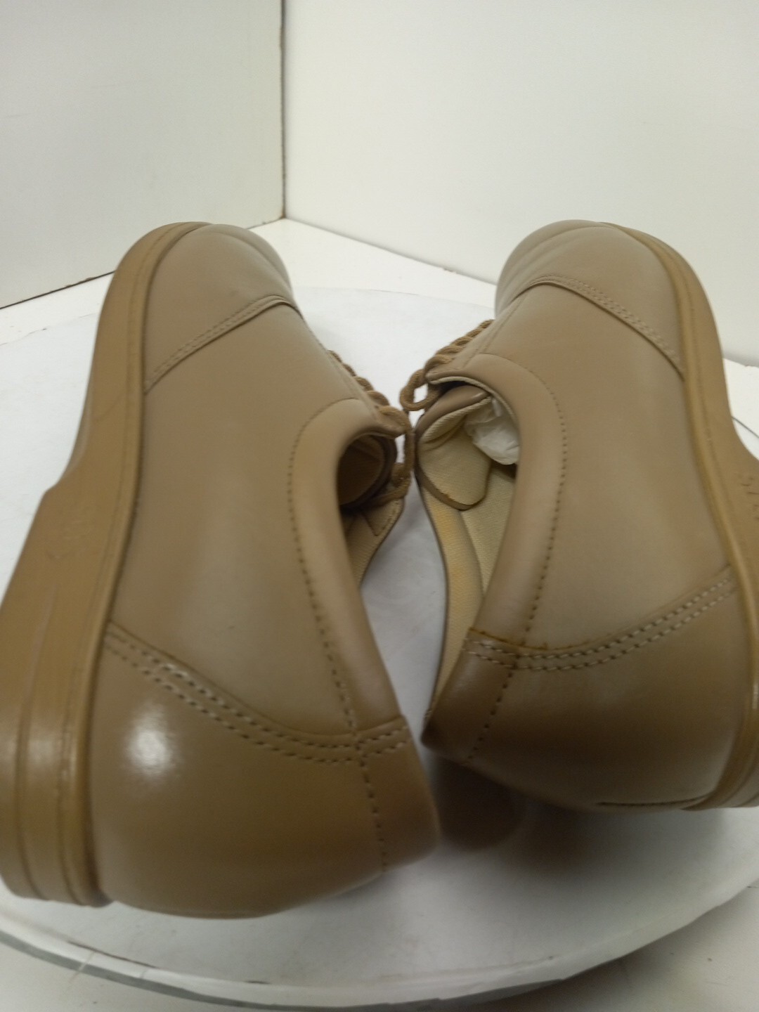 SAS Tripad Comfort Shoes Mocha Brown Leather Whisper Lace Womens Sz 8.5 S Slim