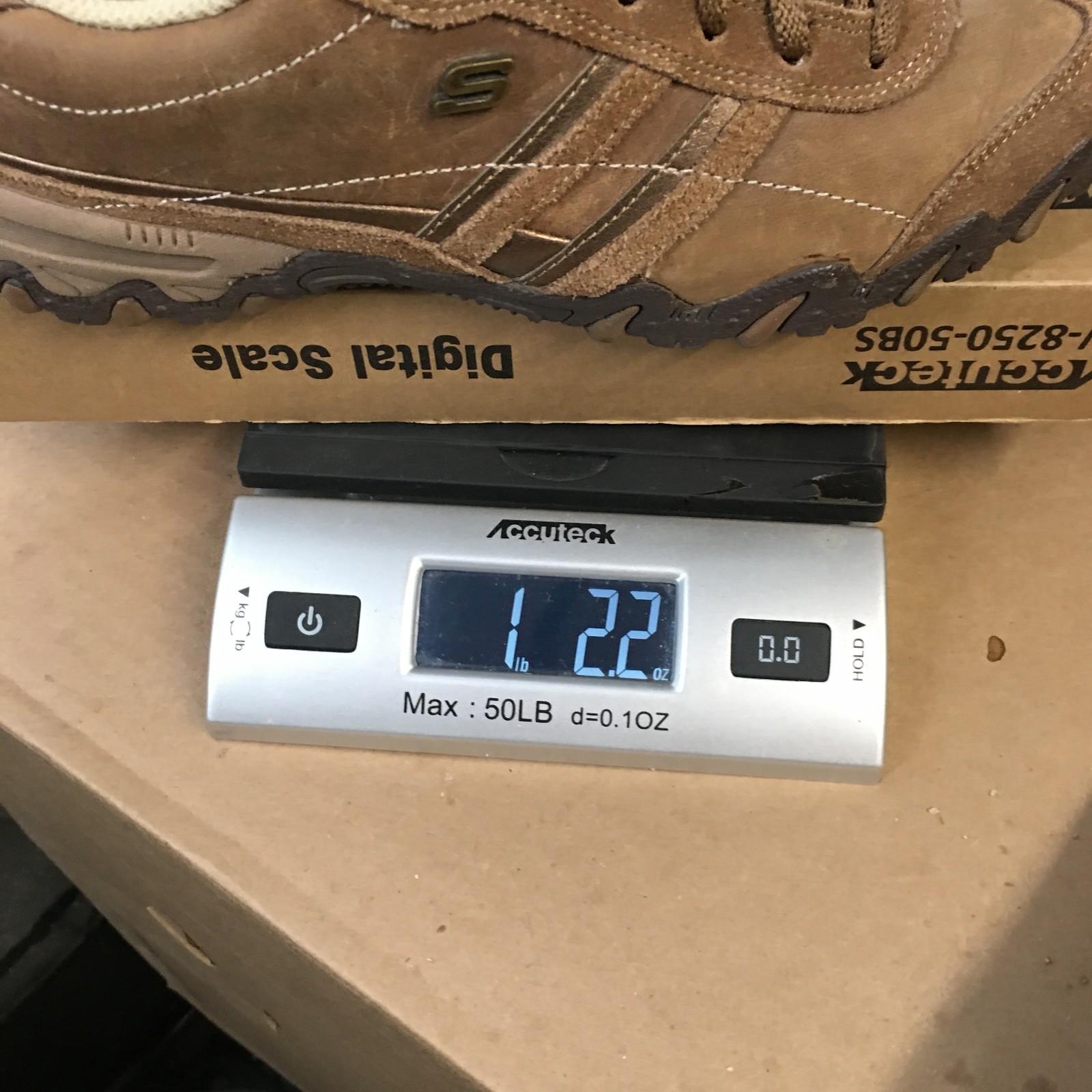 Skechers Shoes Womens 7 Trail Hiking Sneakers Lace Up Low Top Leather Brown