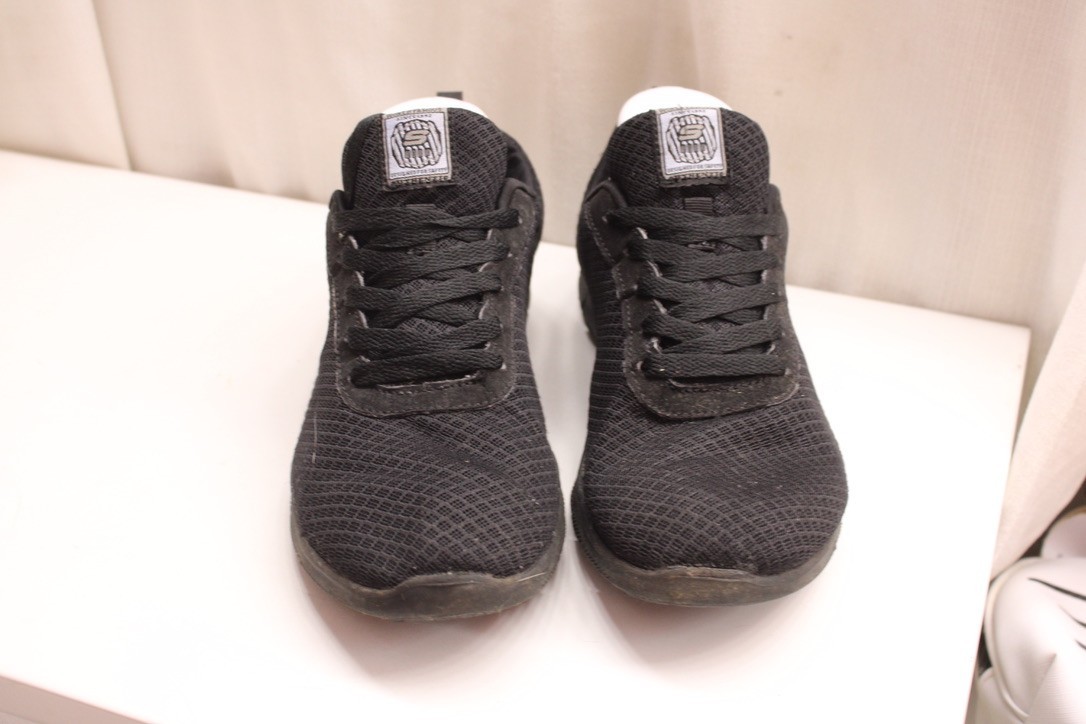Skechers Shoes Synthetic Mesh 9 Ghenter Srelt Soft Toe Work Black Slip Resistant