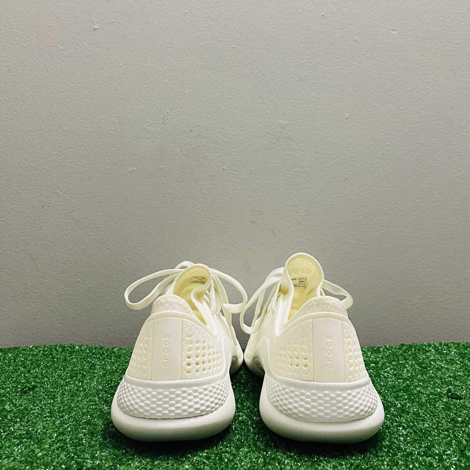 CROCS Women’s Sneakers – LiteRide 360 Pacer Lace Up Shoes 206705 White Size 10