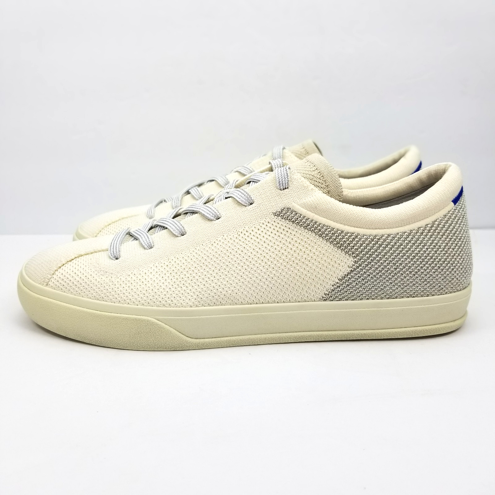 ROTHYS The Lace Up Sneaker Diamond Twill White Ivory Women’s Size 10.5 Shoes