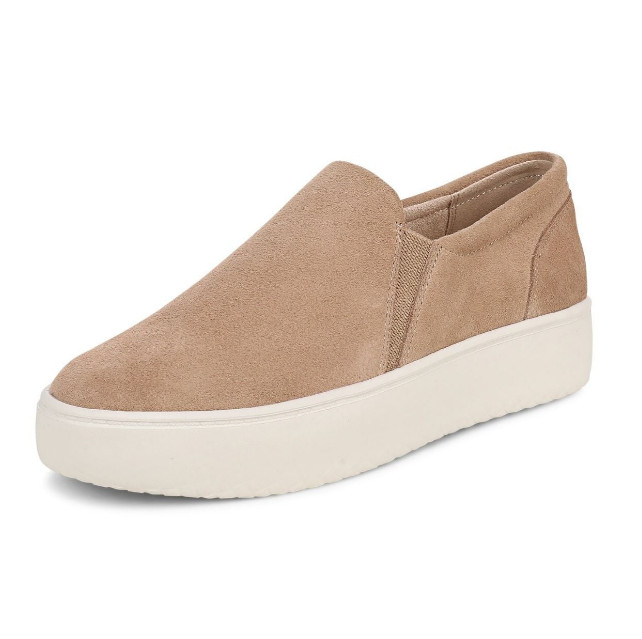 NEW VIONIC Ellen Platform Slip On Sneaker, Desert Sand Suede