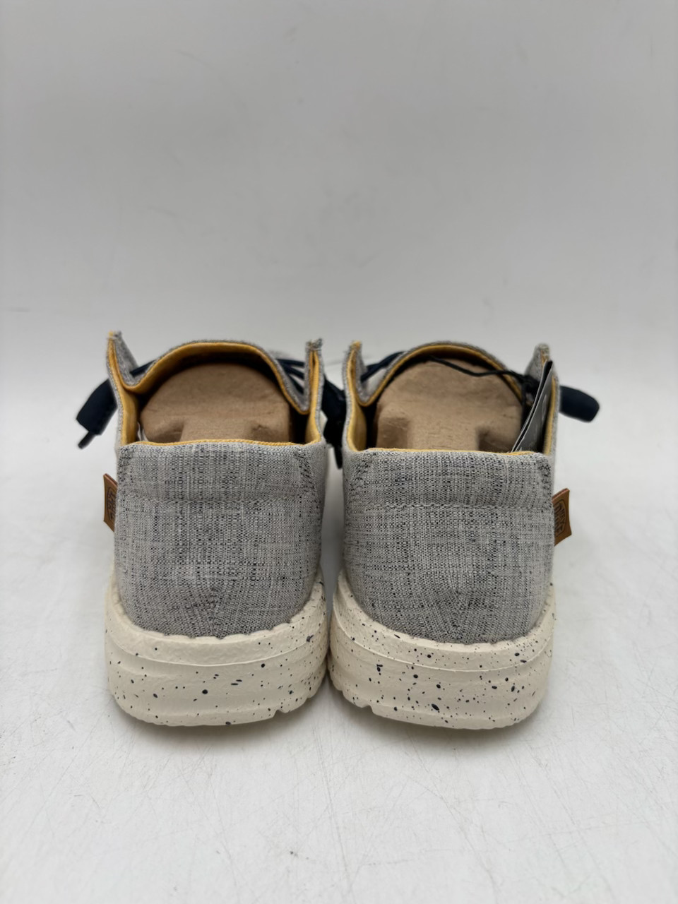 Hey Dude WENDY CHAMBRAY Women’s NEW Slip-On Shoe White/Blue Multiple Sizes