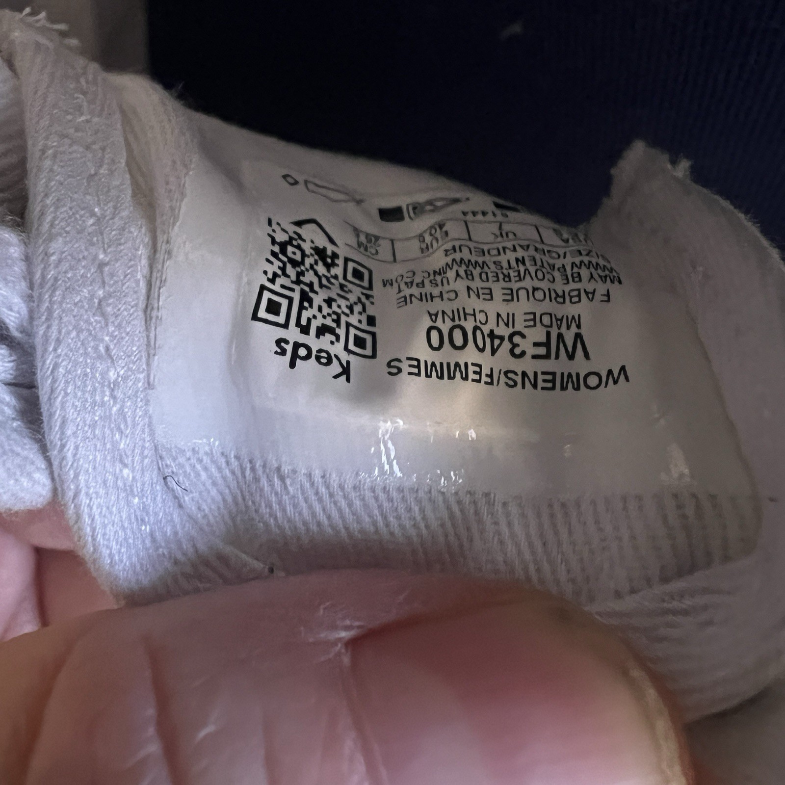 KEDS White Lace Up Sneakers WF34000 Canvas Champion Oxford Women’s 9.5