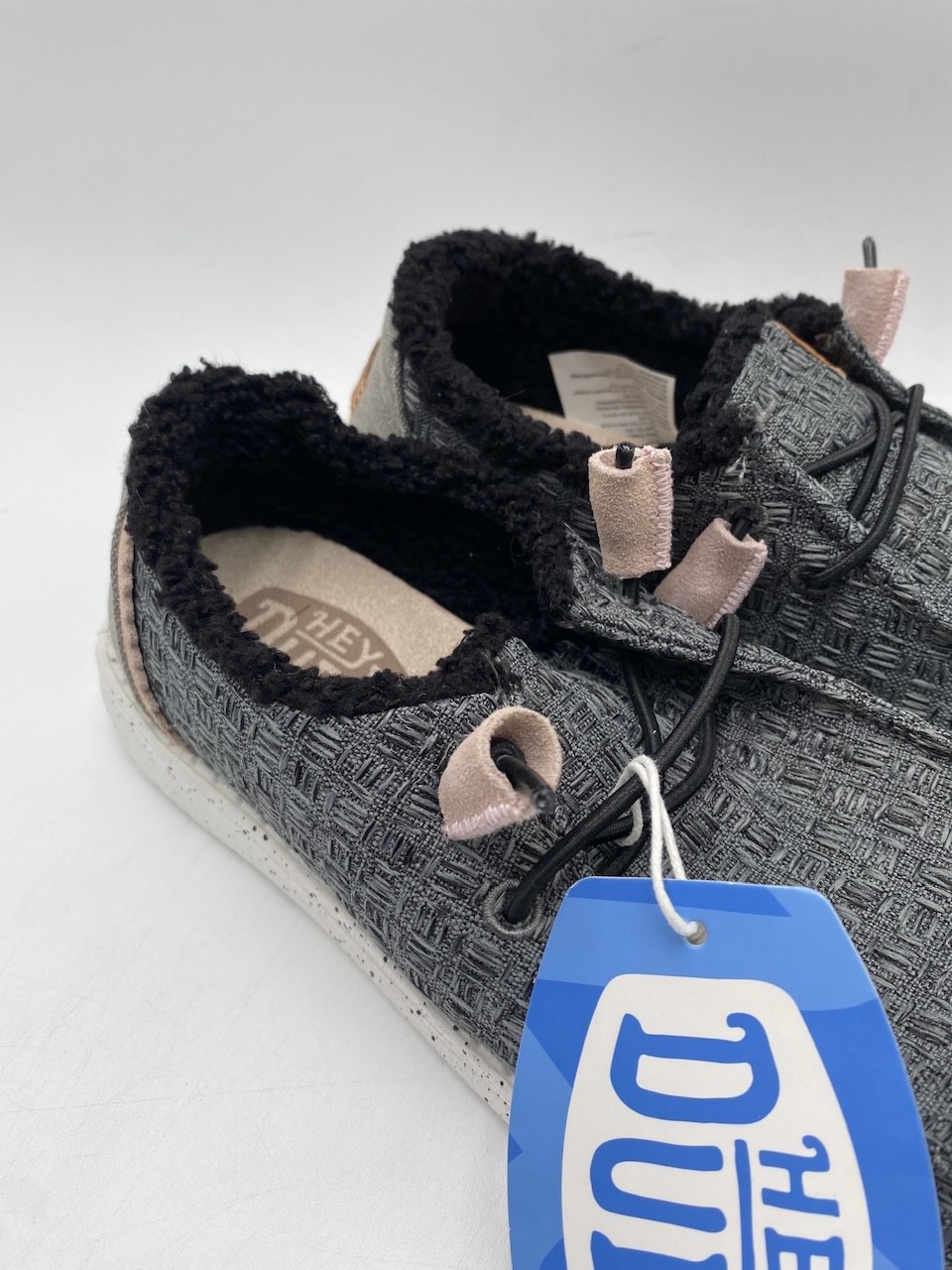 Hey Dude WENDY WARMTH Women’s NEW Cozy Loafers Charcoal Multiple Sizes