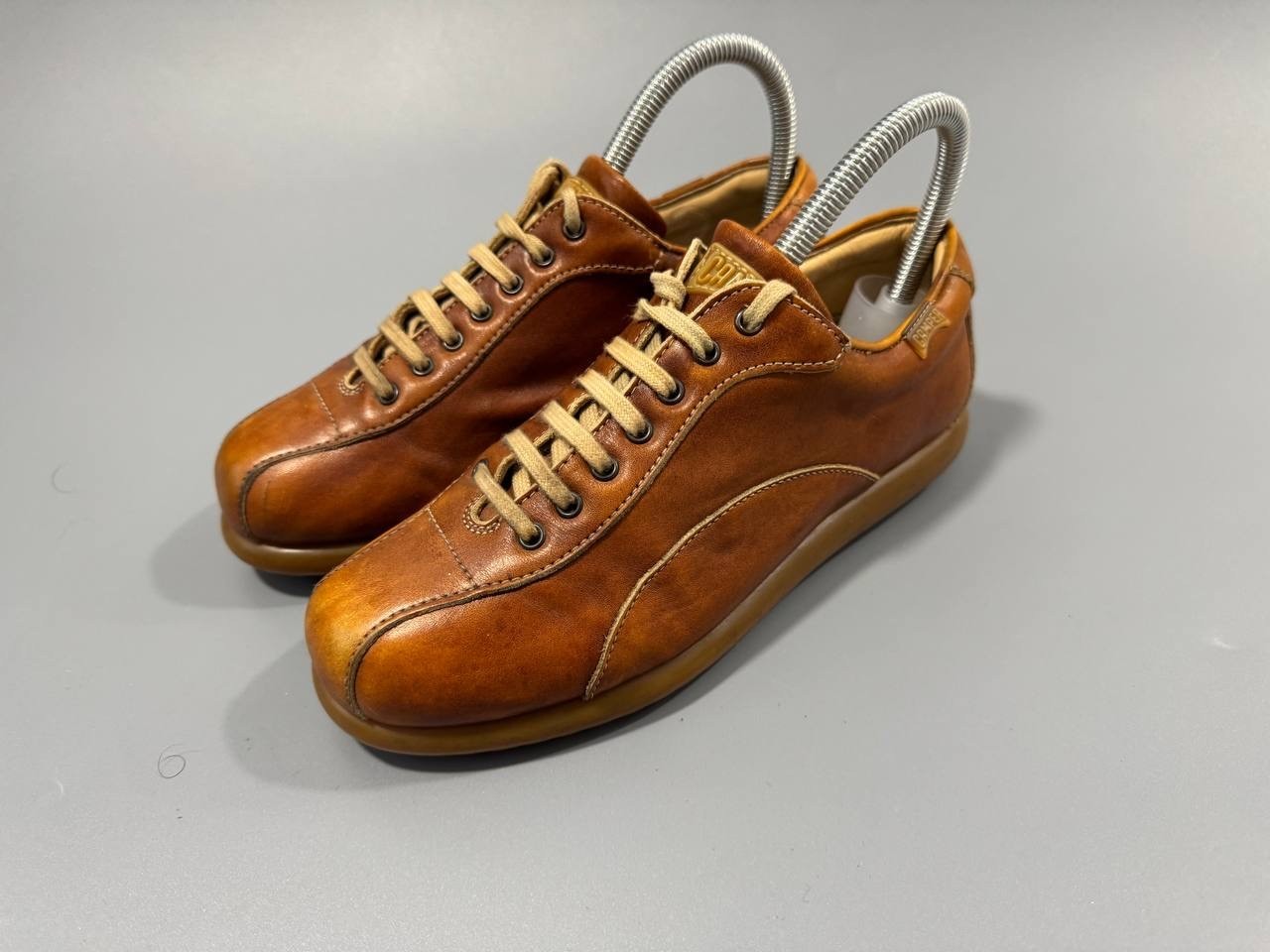 Camper Pelotas Brown Leather Sneakers Shoes EU 35 US 5 Women / Small Size
