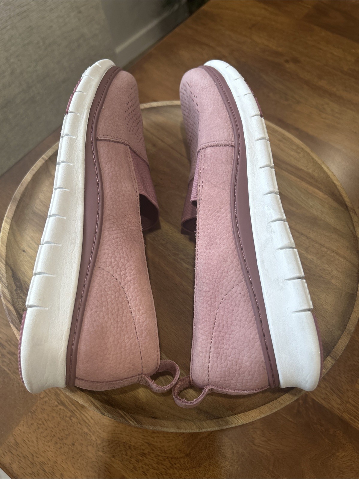 Vionic Roxana Pink Nubuck Slip On Size 8