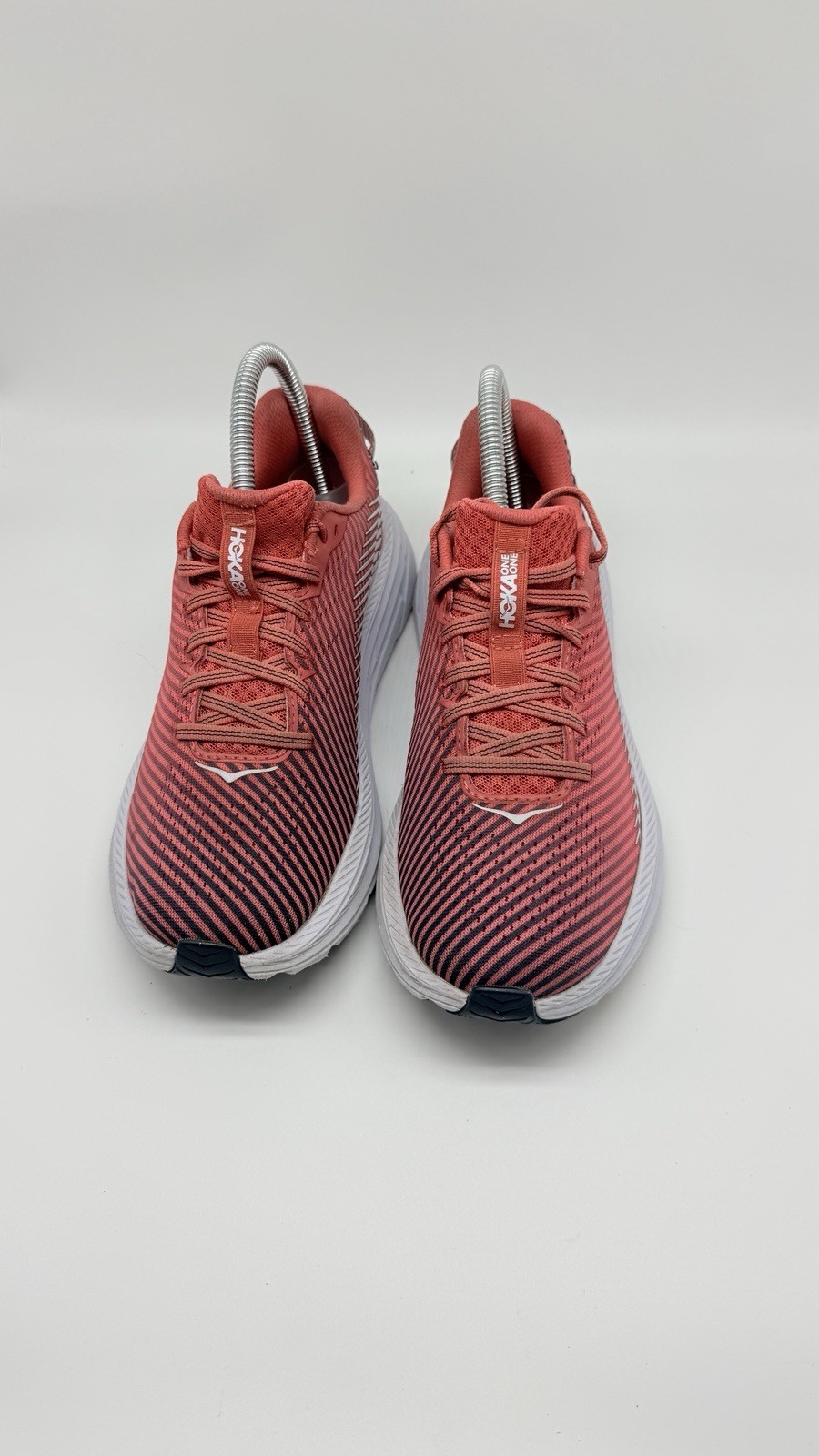 HOKA ONE ONE Rincon 2 Women’s Lightweight Lace-Up Sneakers Coral Sz 7