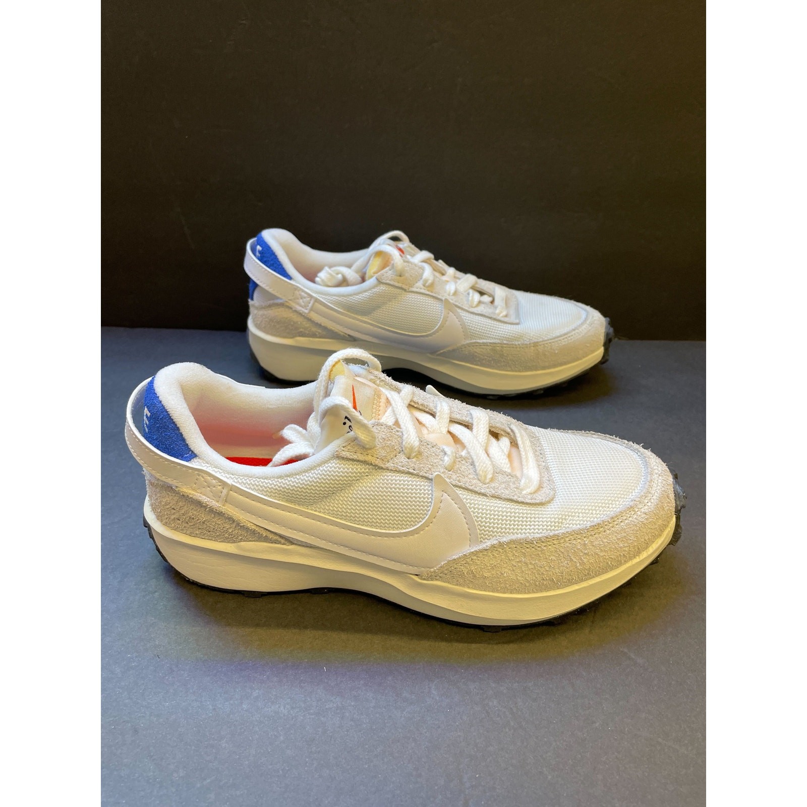USED Nike Waffle Debut Vintage Women’s Trainers, White, 8 us