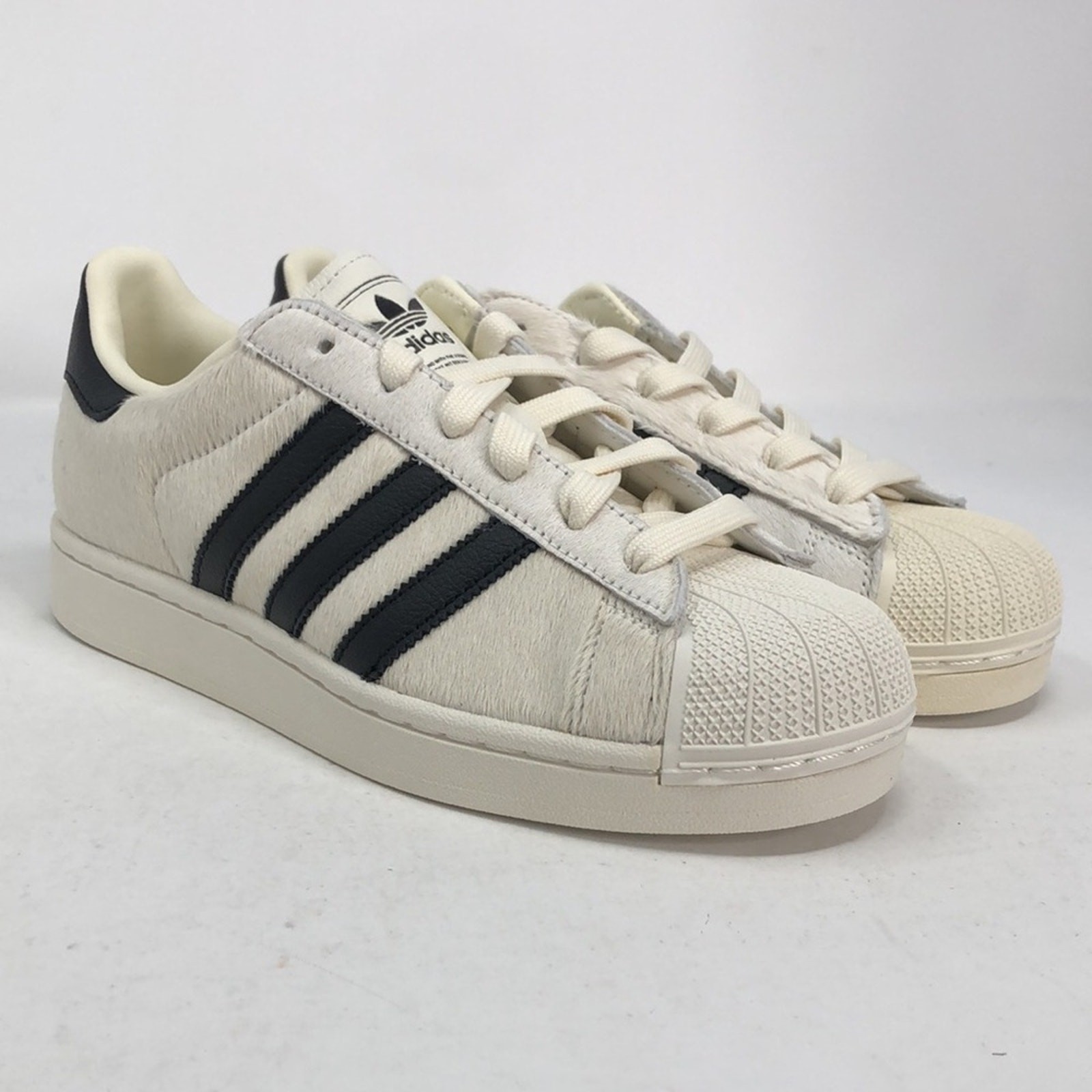 Adidas Women’s Superstar 2 II Pony Hair Off White JQ7418 Sneakers – Size 7.5