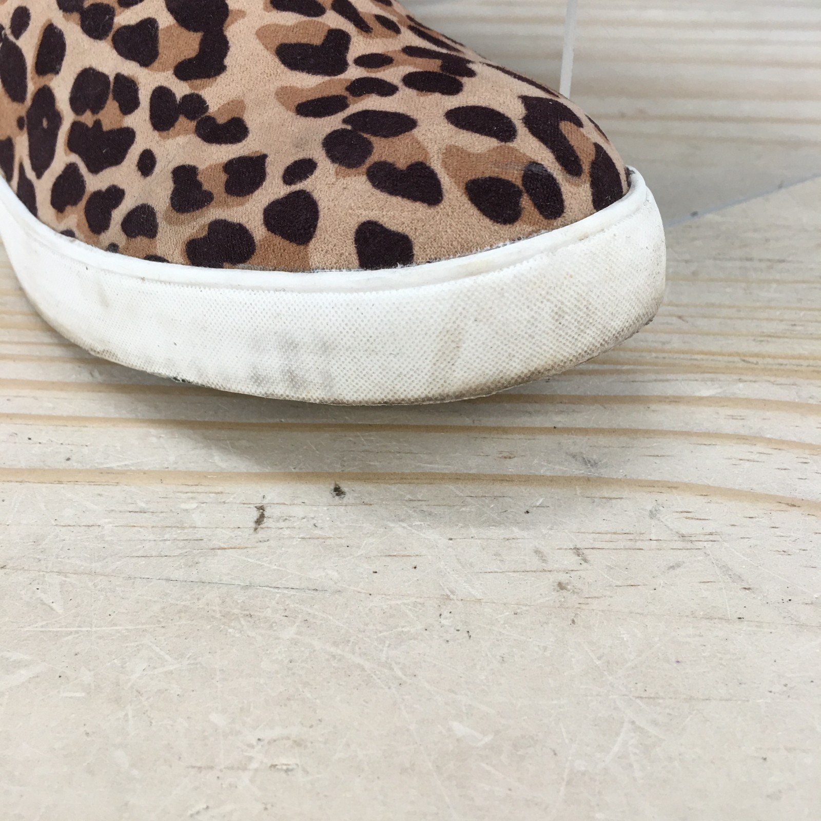 Dr. Scholl’s Shoes Womens 9 M Luna Slip-On Sneaker Leopard Print Brown Low Top