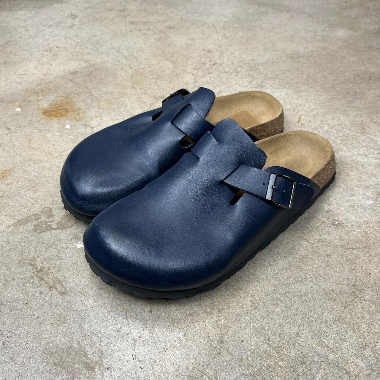 Birkenstock Betula Boston Clogs Navy Blue Mens 7 Women’s 9