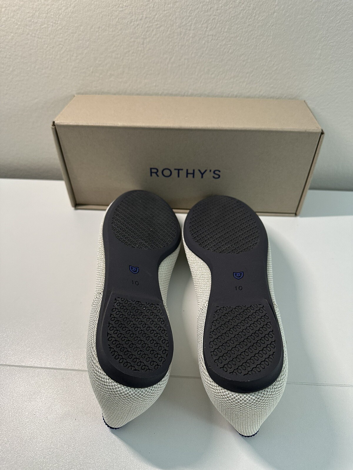 Rothy’s Women’s The Ballet Flat – Diamond Metallic – Size 10 – Brand New!!