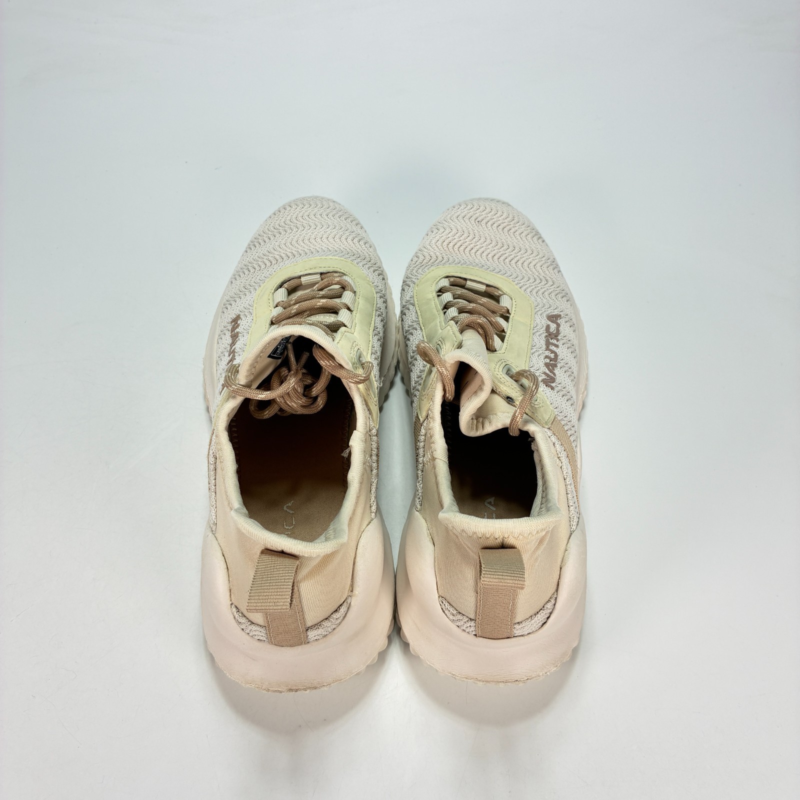 Nautica Danville Beige Pale Peach Casual Walking Sneakers Shoes Women’s Size 7.5