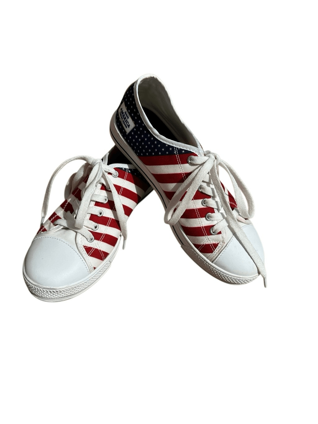 Make America Great Red, White Blue Stars and Stripes M-6, W-8