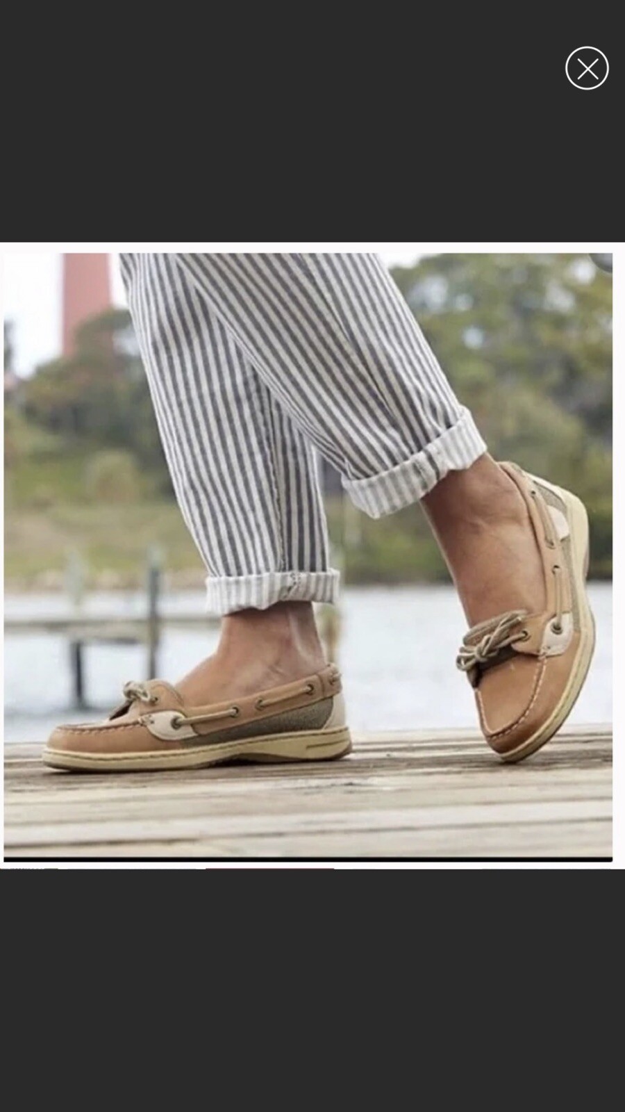 Urban Outfitters Sperry Top Spider Angelfish Leather Loafer Boat Shoe 8.5