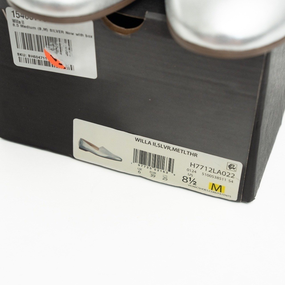 Vionic – Willa II Silver Flats