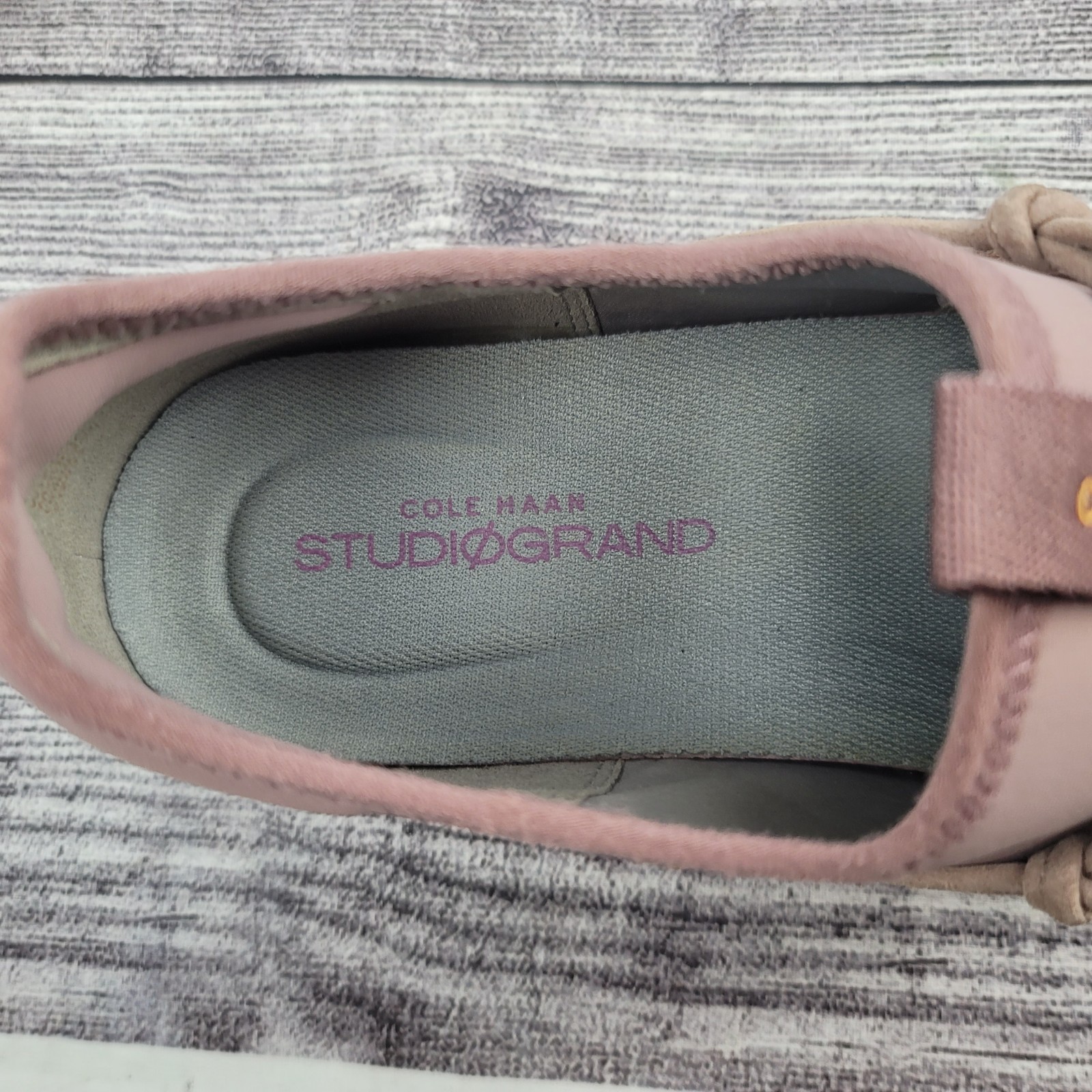Cole Haan Studiogrand Grand OS Womens 6.5B Purple Slip On Freedom Sneaker Shoes