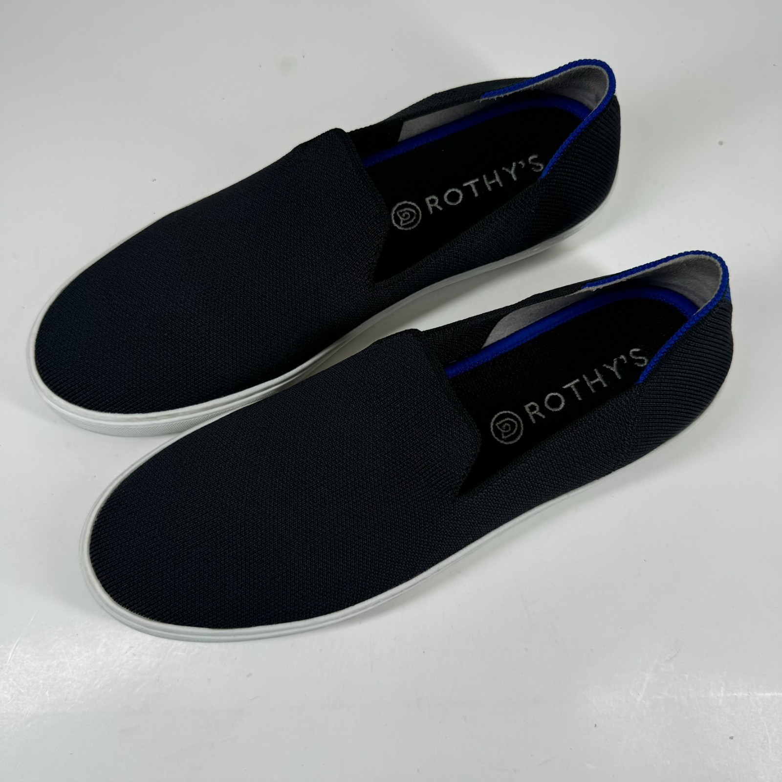 Rothy’s The Original Women’s US 11 Black Knit Comfort Casual Slip-On Sneaker