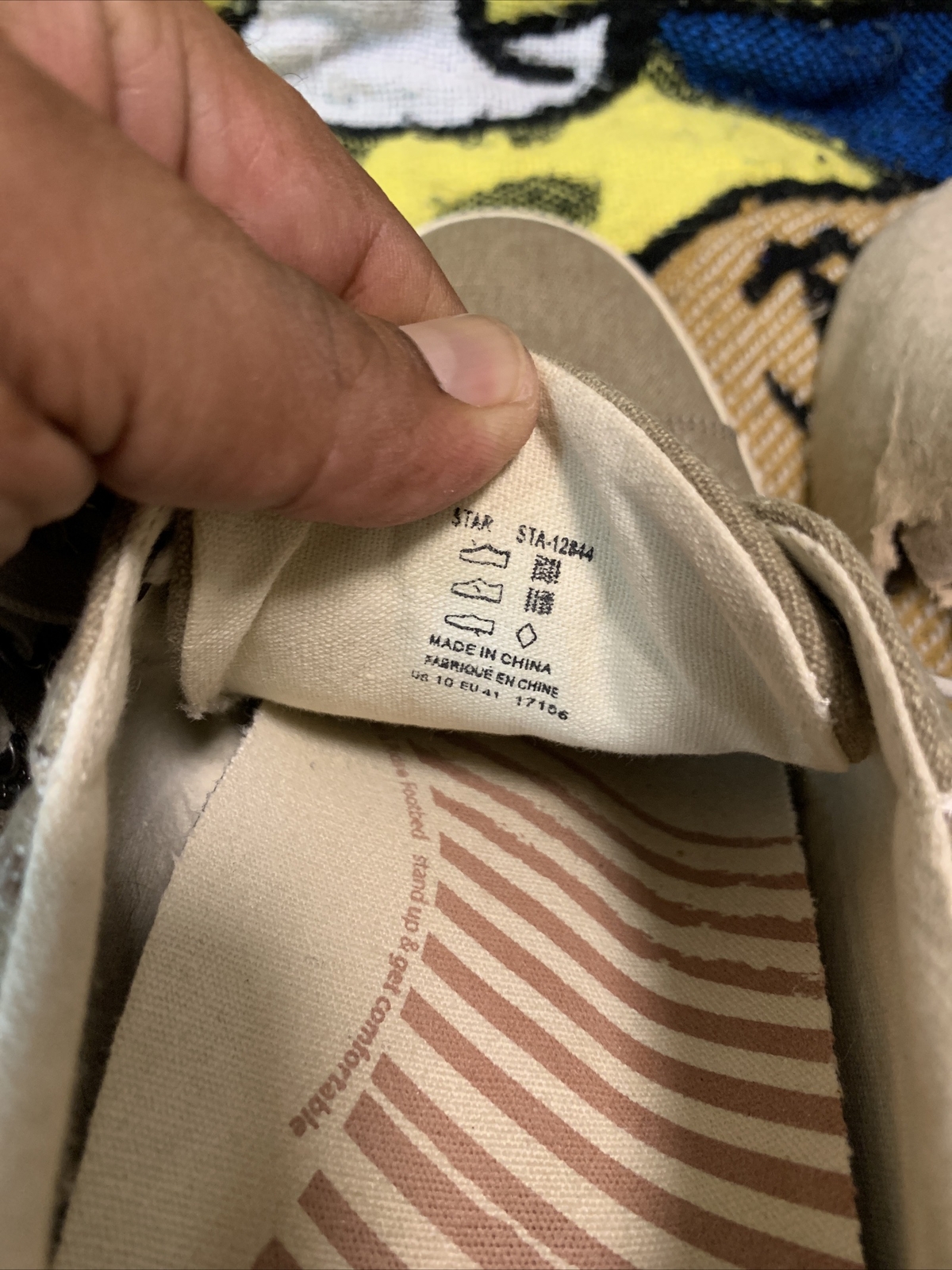 Taos Star Khaki Washed Canvas Comfort Sneakers Lace Up Shoes Womens Sz.10 GUC