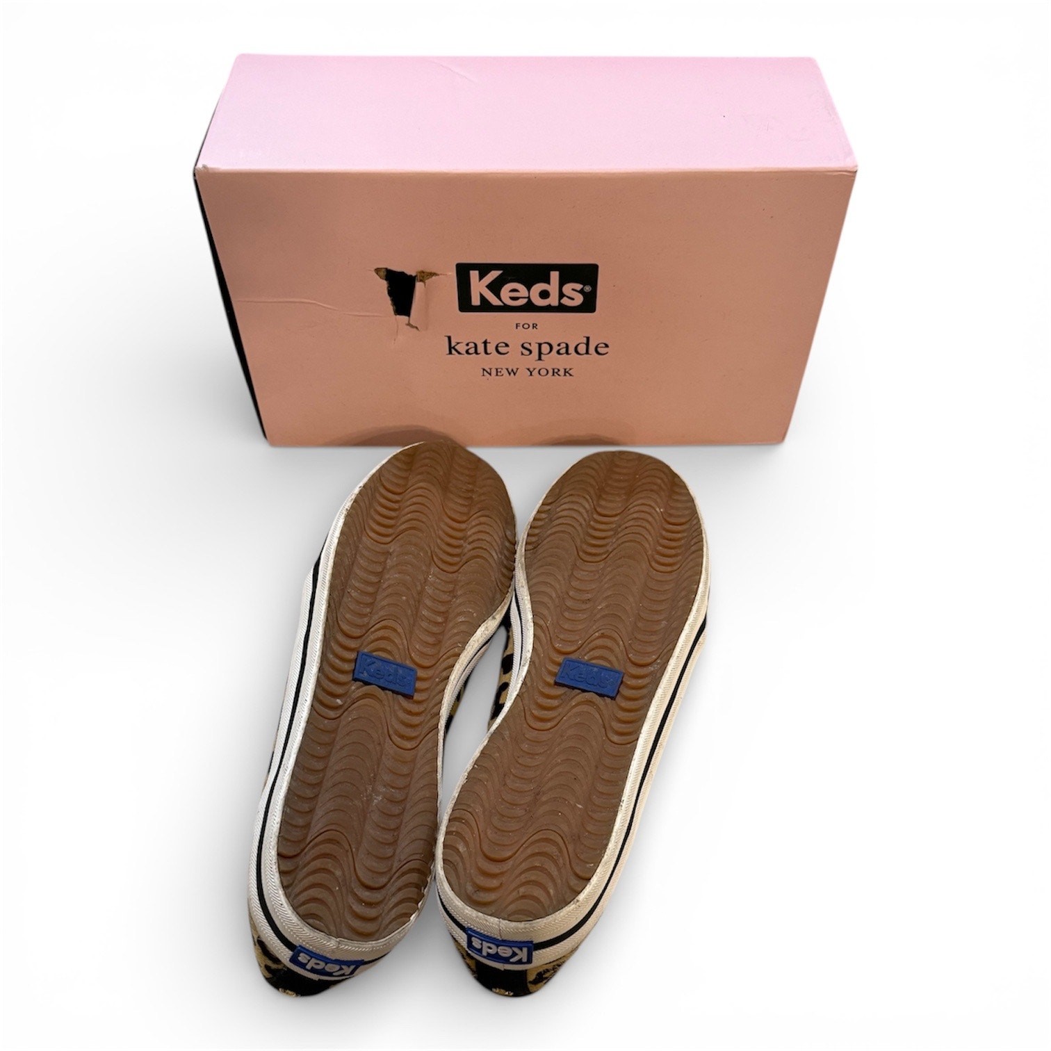 Keds x Kate Spade Sneakers Slip-On Pony Hair Leopard Animal Print Comfortable 10