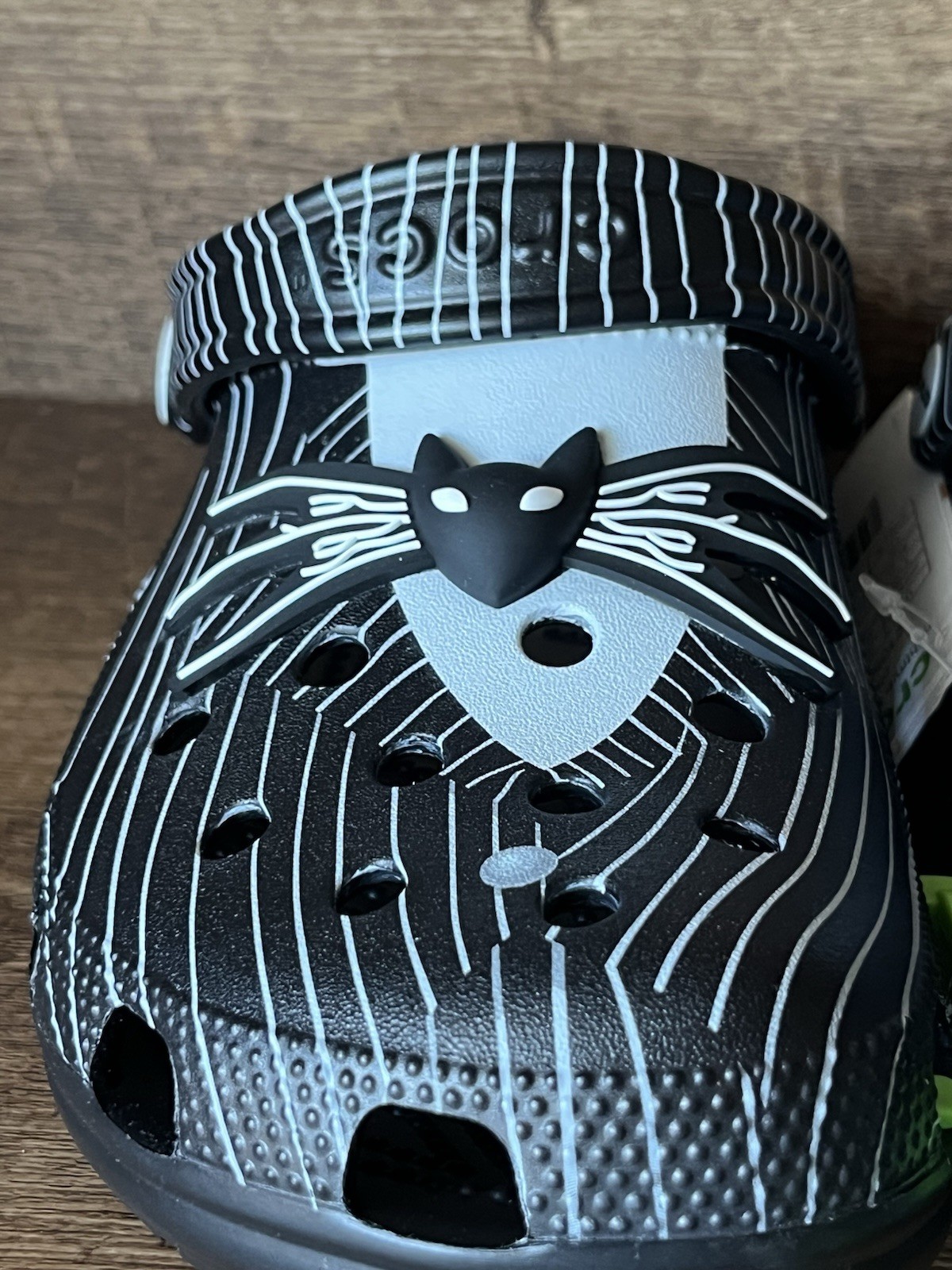 Crocs Nightmare Before Christmas M9/W11 Classic Clog Black Jack Skellington NEW