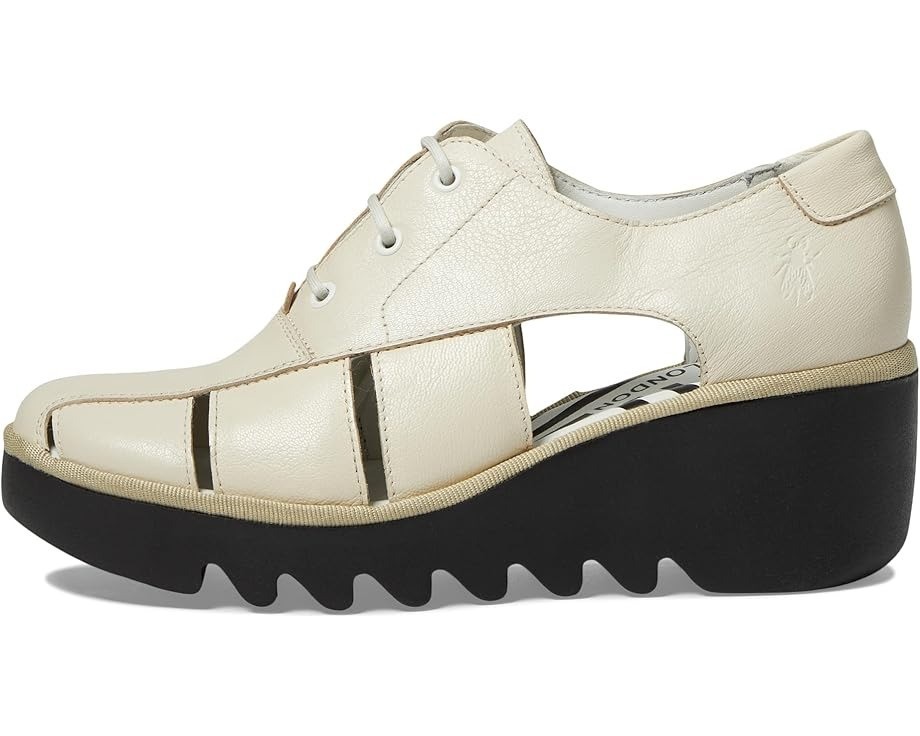 Fly London Bogi466fly Wedge Shoes Retro Vintage Oxford Womens 8 New