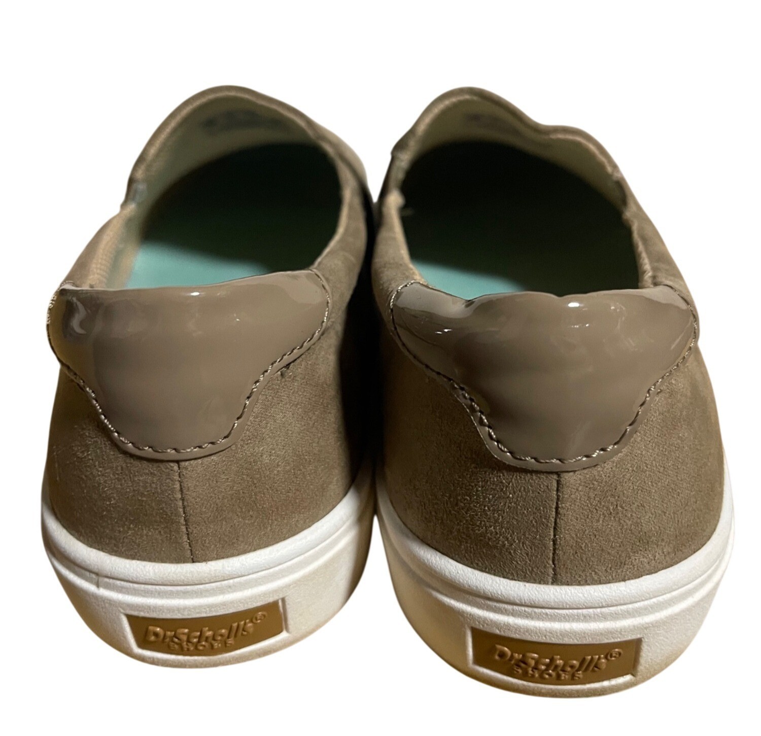 Dr. Scholls Womens Nova Slip-On Shoes Size 10W Taupe Fabric Upper Comfort Casual