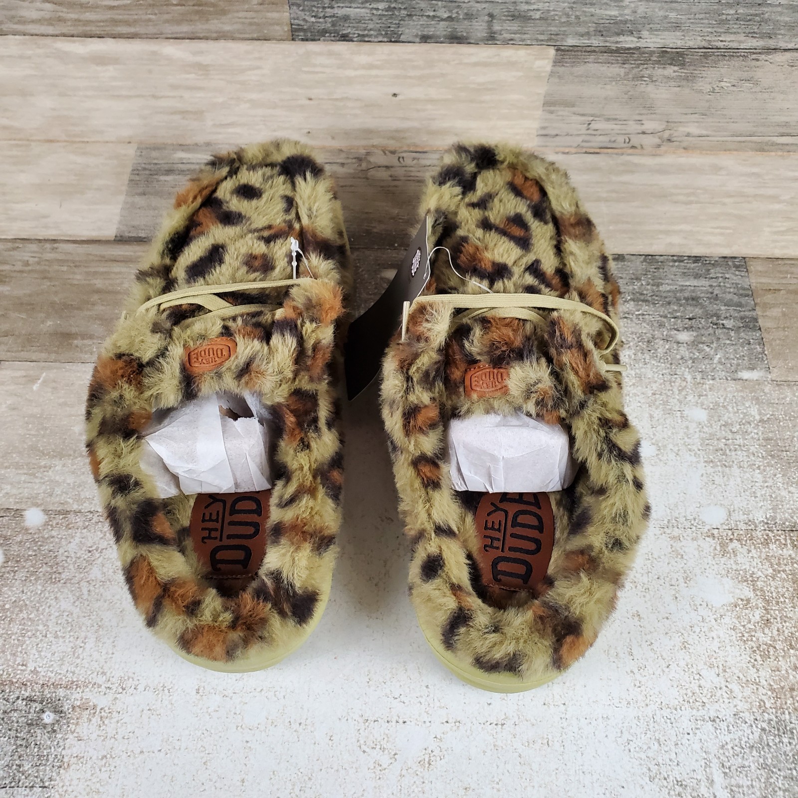 Hey Dude Wendy Slipper Leo Womens Shoes Sz 11 Green Multi Round Toe Comfort