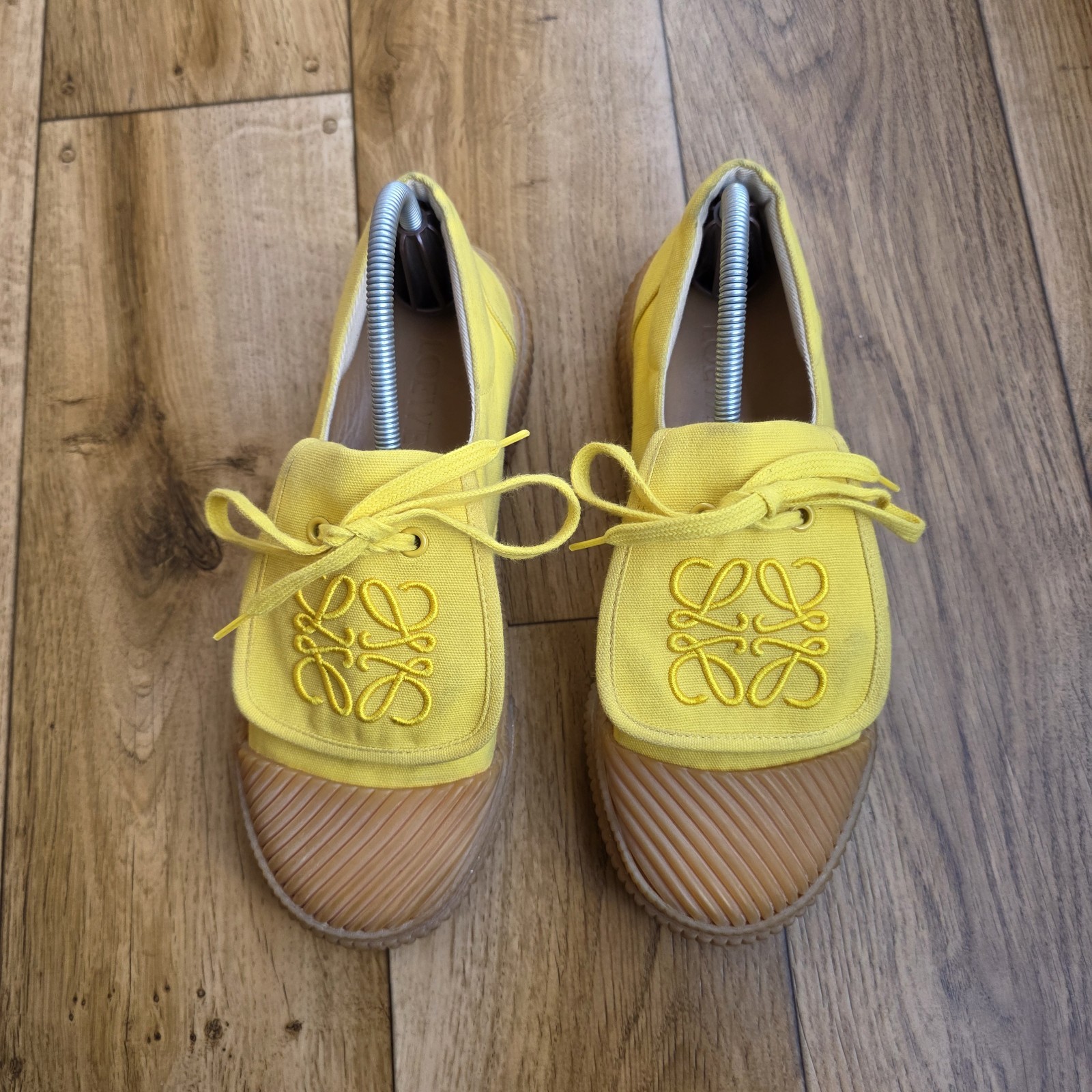 LOEWE ANAGRAM CLOTH TRAINERS SIZE 38 EU, 7.5 US, 5 UK