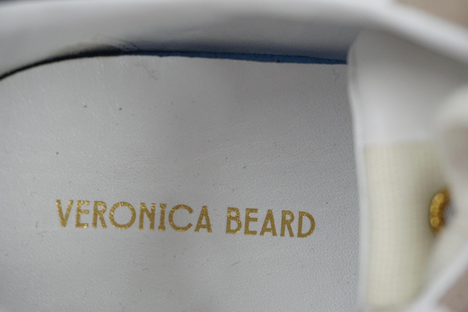Veronica Beard Lennox Shoes Womens Size 12 White Beige Suede Leopard Sneakers