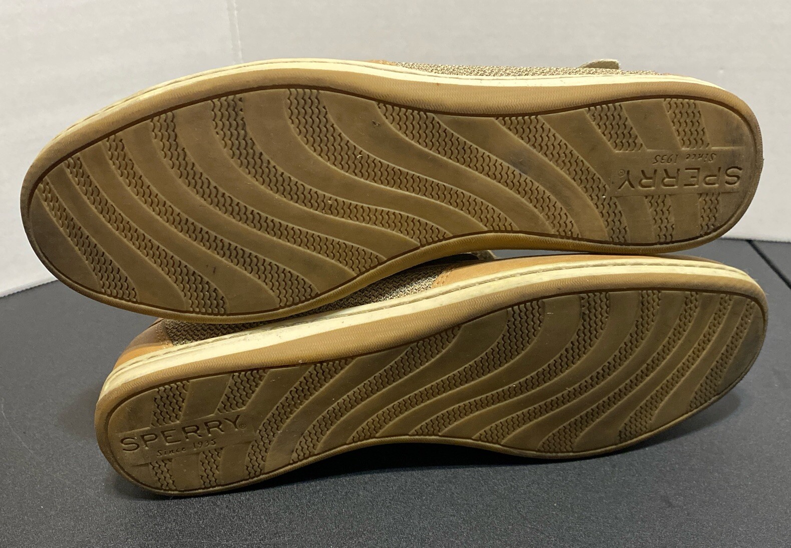 SPERRY Top Sider Women’s KOIFISH Linen Oats Boat Shoes STS95589 Sz 10 M