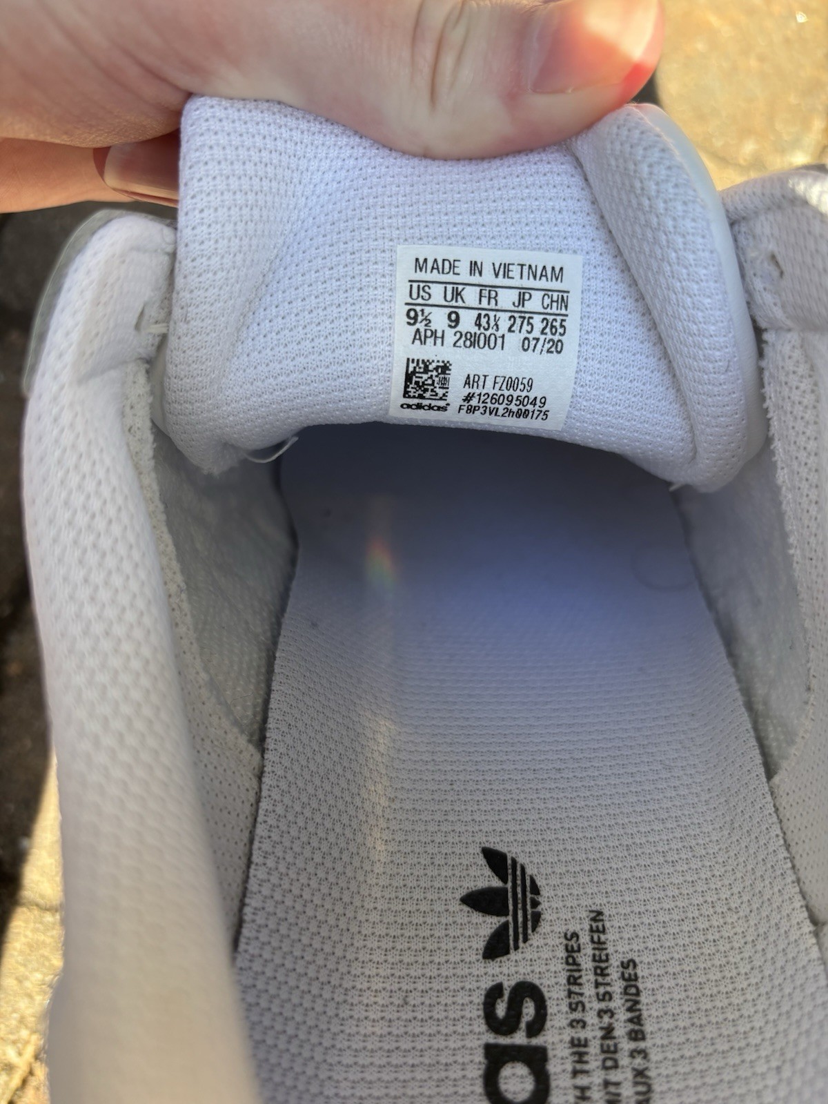 Brand New Adidas Superstars White Multi 9.5 [2 RIGHT SHOES]