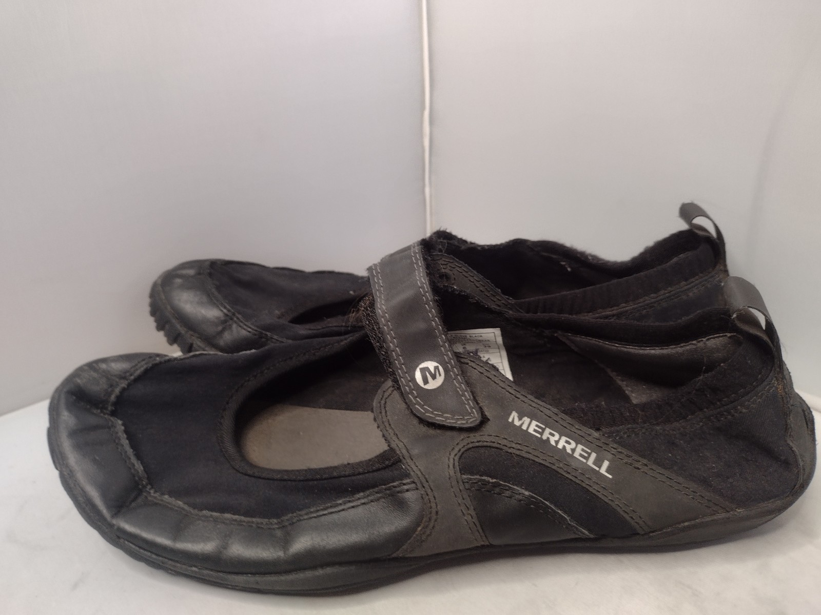 Merrell Pure Glove Black Mary Jane Women’s 8.5 Vibram Walking Trail Outdoor C