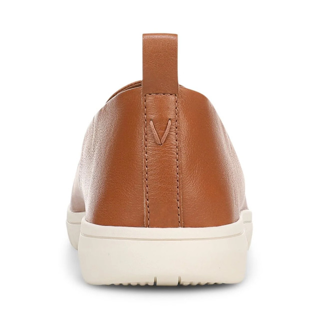 VIONIC Uptown Willa Slip On Sneaker Tan Leather NEW