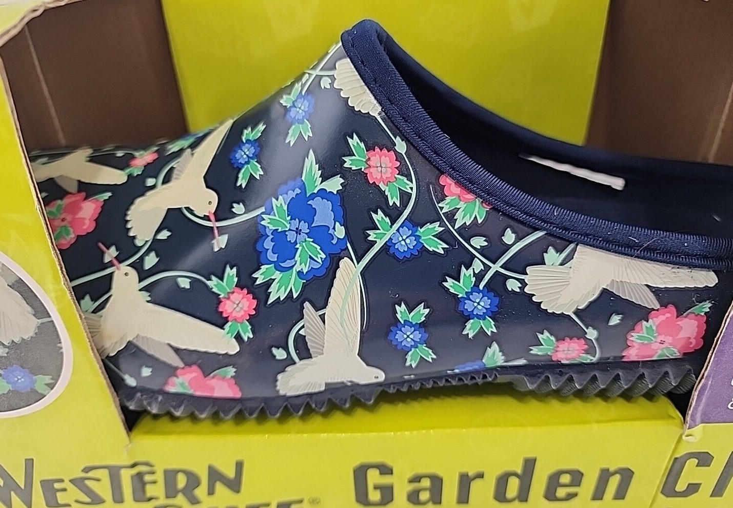 WESTERN CHIEF Women’s Garden Clog shoes Sizes 6, 8 & 11 M Blue waterproof NEW