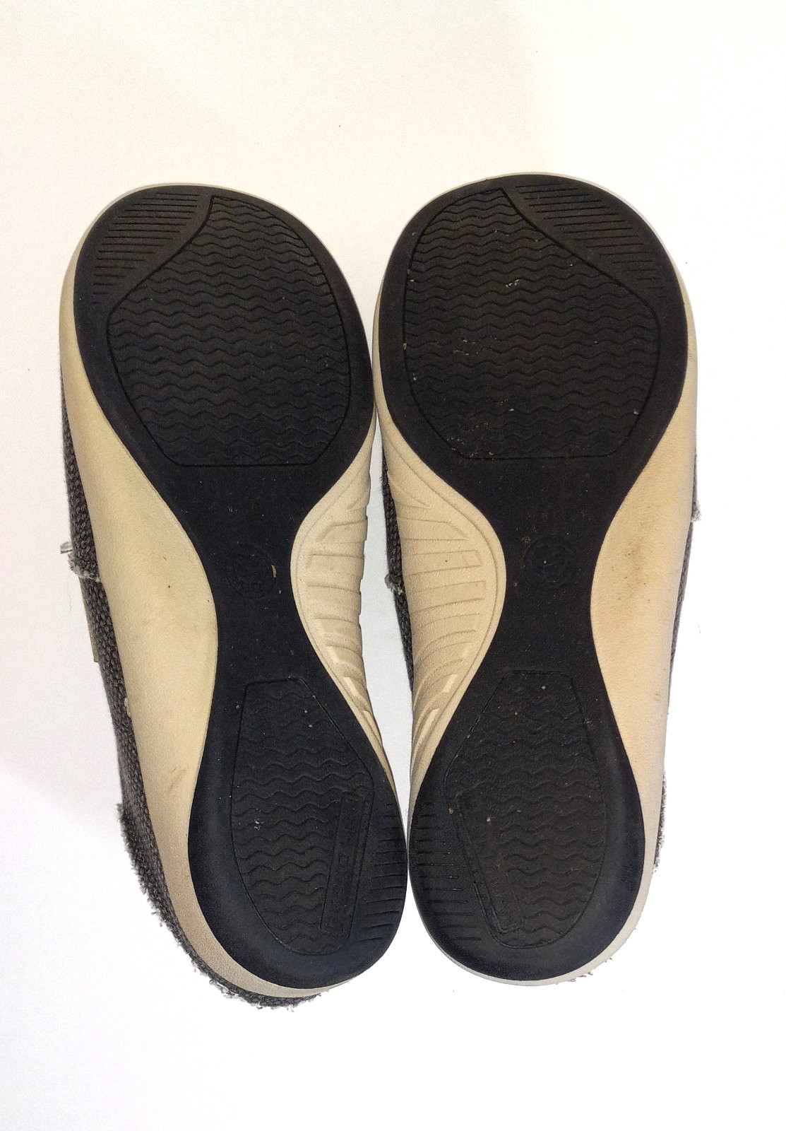 Womens Gray Canvas Shoes Size 9 Gecko Man Casual Slip-on Shoes Arch Support