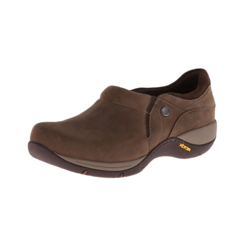 Dansko Patti Brown Burnished Suede size 38 shoes women’s comfort slip on