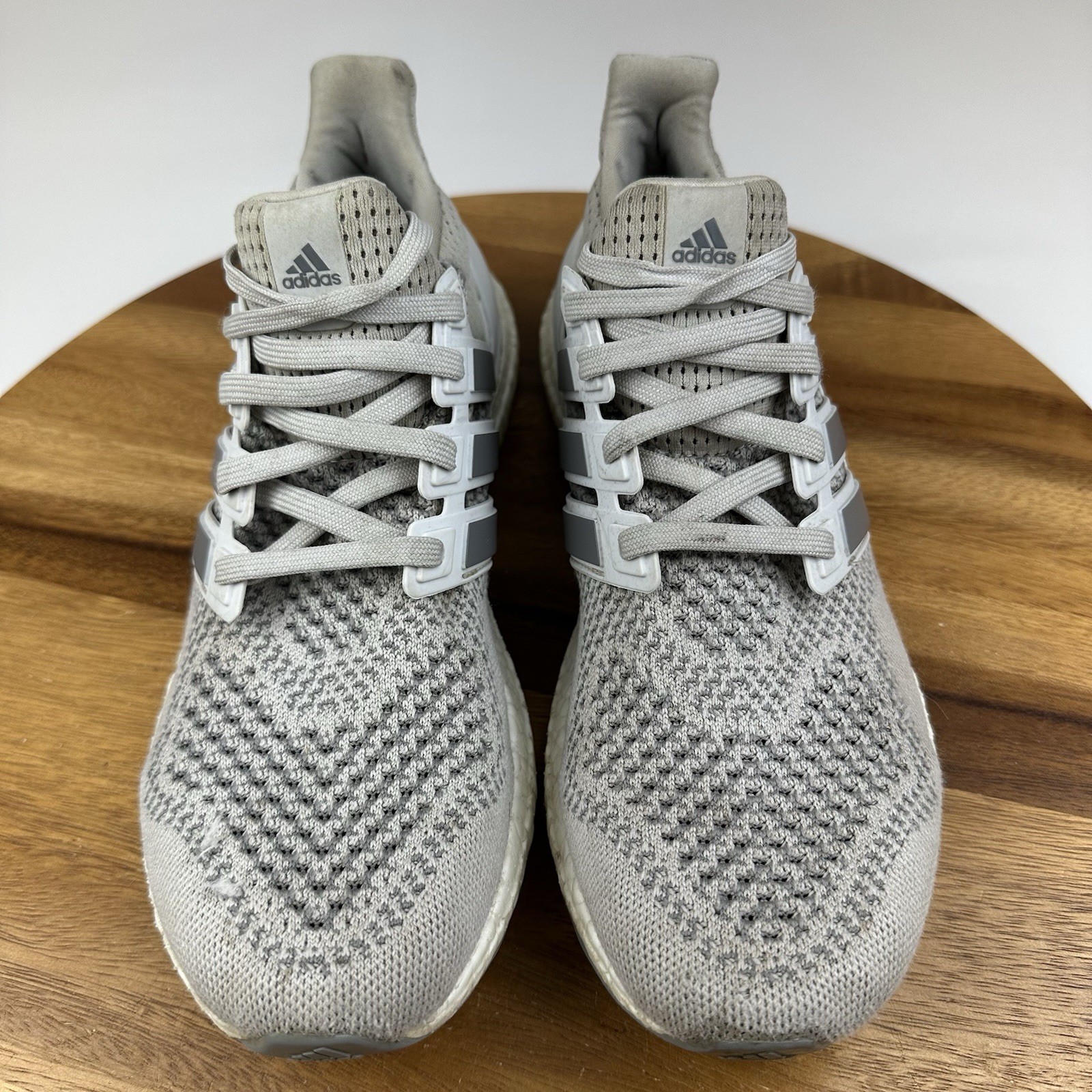 Womens Adidas Ultraboost 1.0 Gray Athletic Running Sneakers Shoes Size 10 M GUC