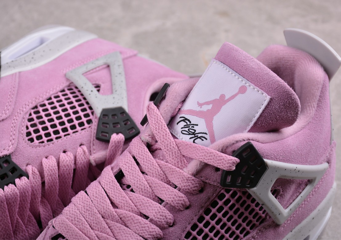 US Size 3-12 Jordan 4 “Orchid” Mid Top Retro Women’s and Men’s Basketball Shoes