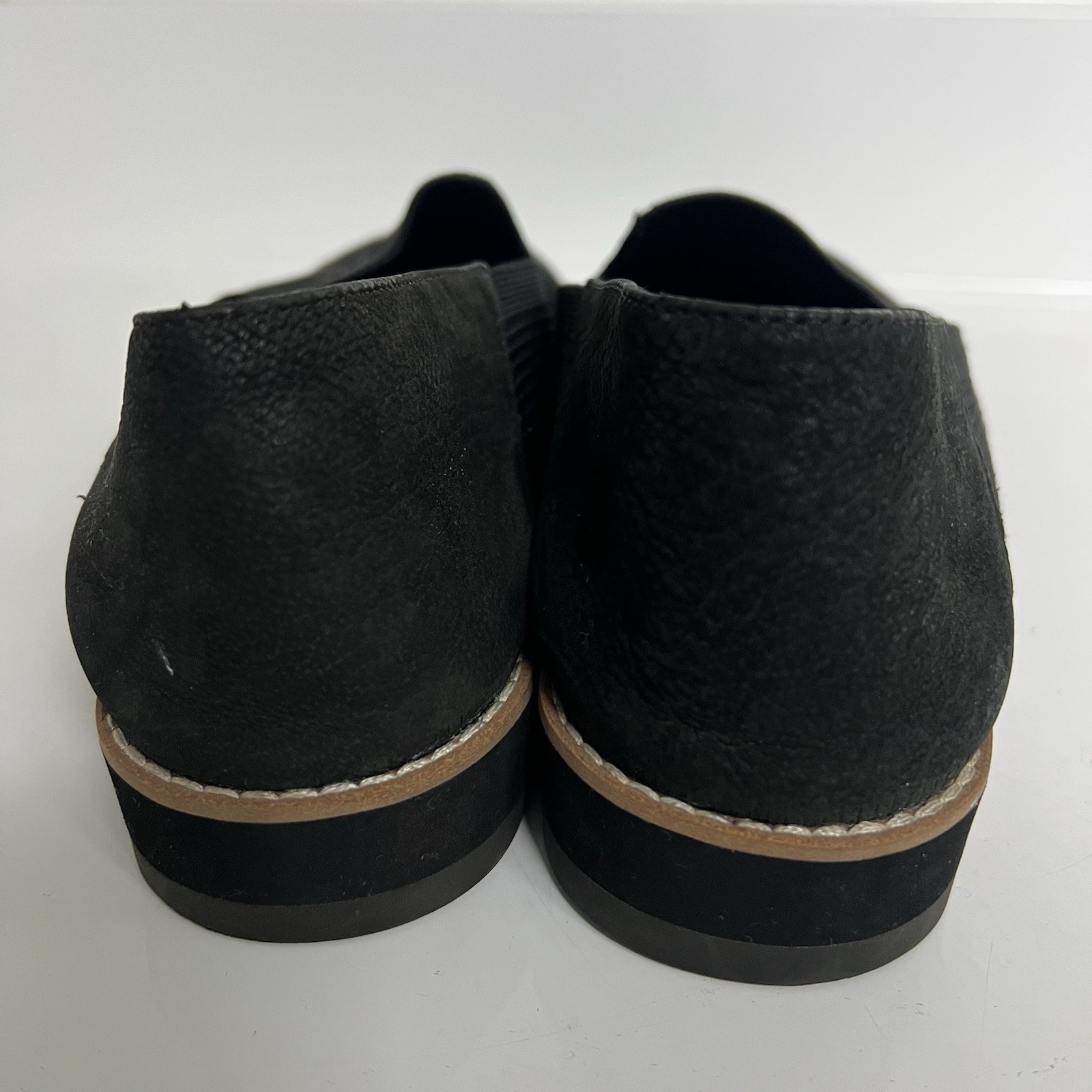 Eileen Fisher Emery Loafer Stretch Jersey Knit & Suede Slip on Shoes Size 10