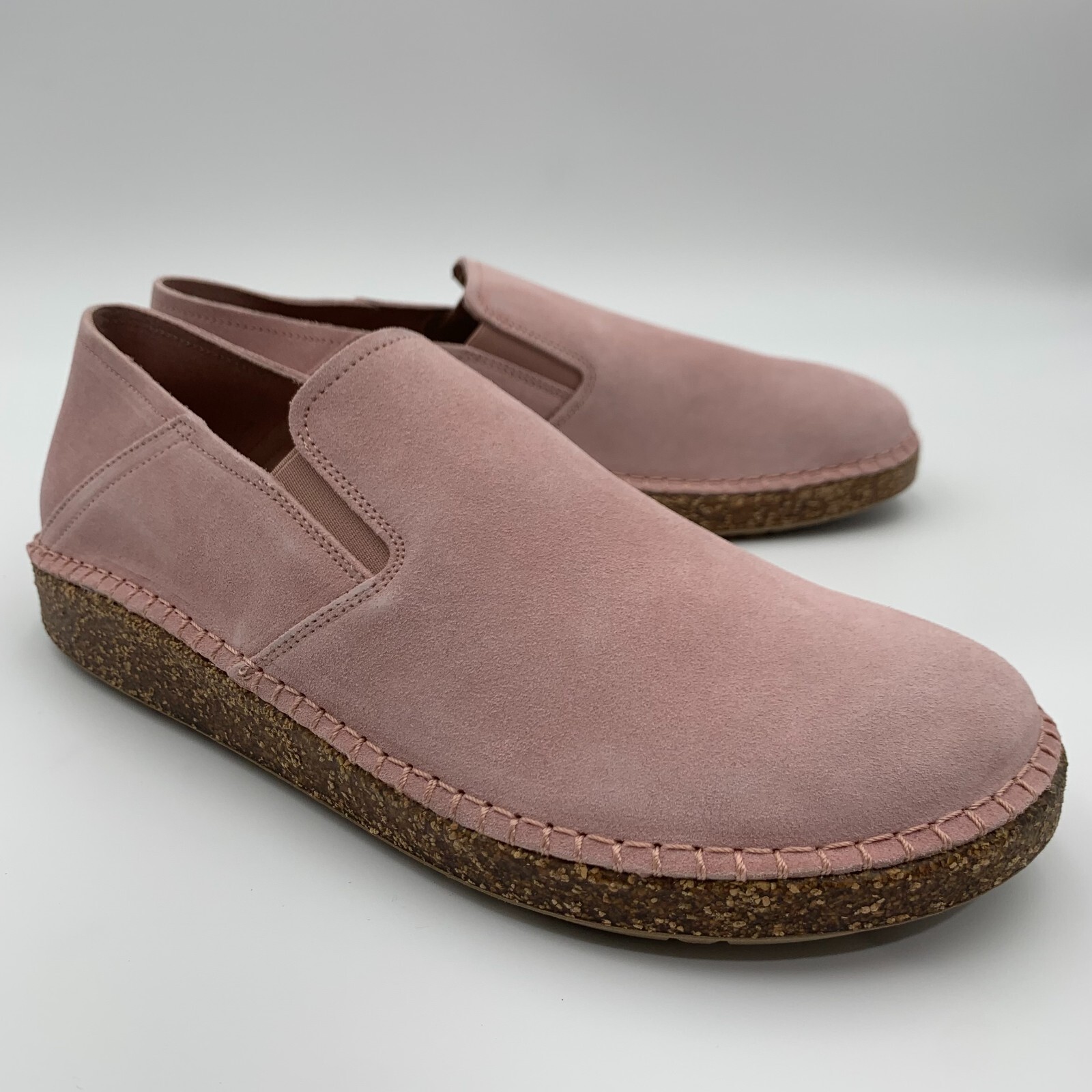 Birkenstock New w/ Box Callan Soft Pink Suede Leather Narrow Width Select Size