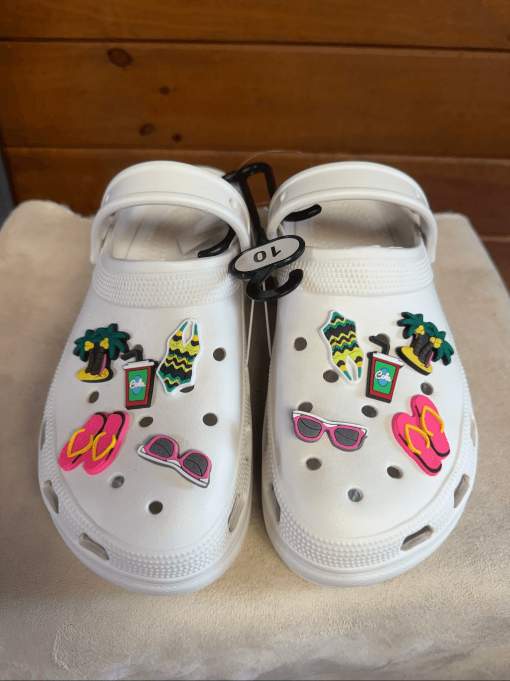No Brand Womans Clogs/Slides white Sz 10 NWOT