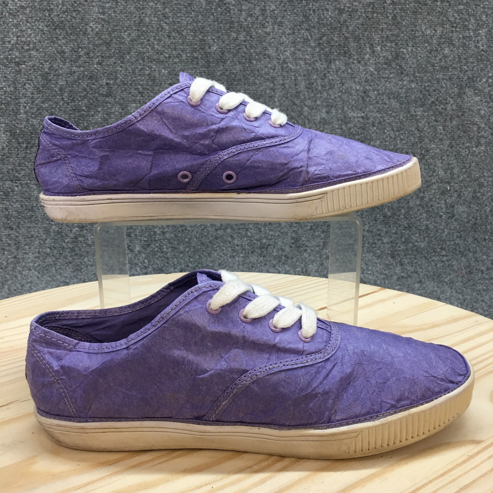 Civic Duty Shoes Womens 9 Walking Sneakers Purple Lace Up Low Top Comfort Casual